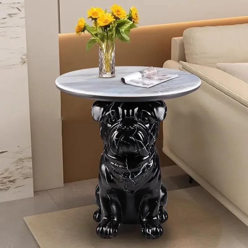 Modern Sculpture Coffee Table Decoration - Dog & Elephant Statue Design, Suitable for Living Room, TV Cabinet & Sofa Side