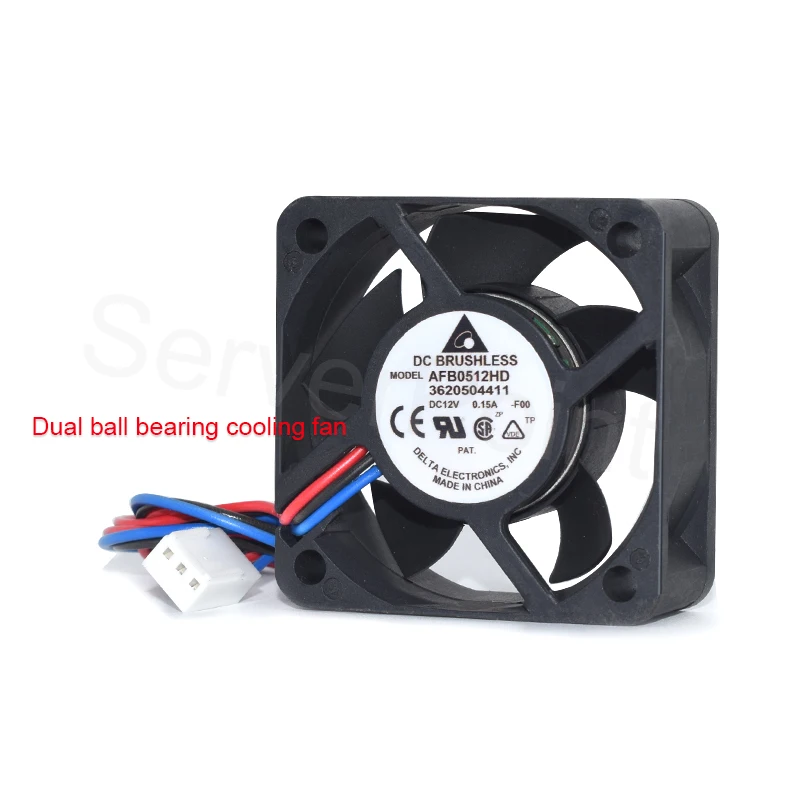 Thương Hiệu Mới Vuông Làm Mát AFB0512HD -F00 50*50*20MM 12V 0.15A 5020 3 đường Tản Nhiệt Cho Đồng Bằng