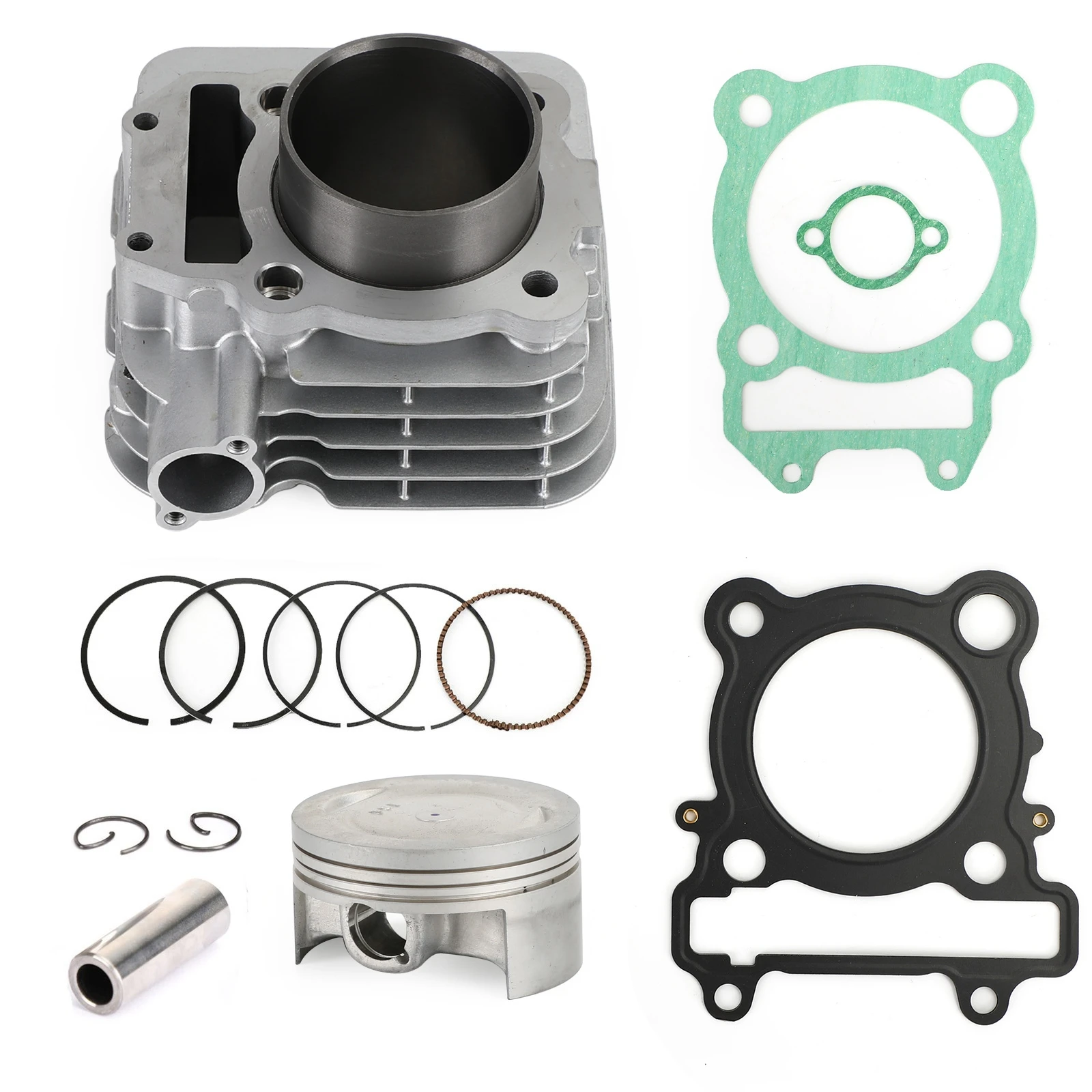 1S4-11311-00-A0 74mm Cylinder Barrel Piston Rings Gaskets Kit For Yamaha YBR 250 (1S4) 2007-2009 XT250 (1YB) 2013-2015