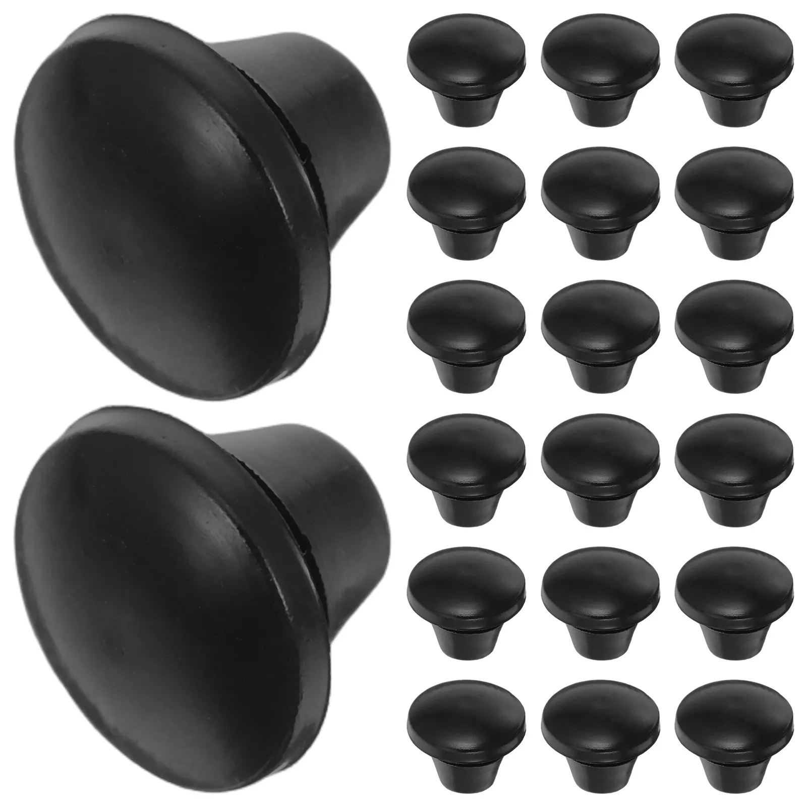 20Pcs Rubber Sealing Plugs Wear Resistant Anti Leak Hole Stoppers Protective Buffer Bumpers for Industrial Home Office - view 2