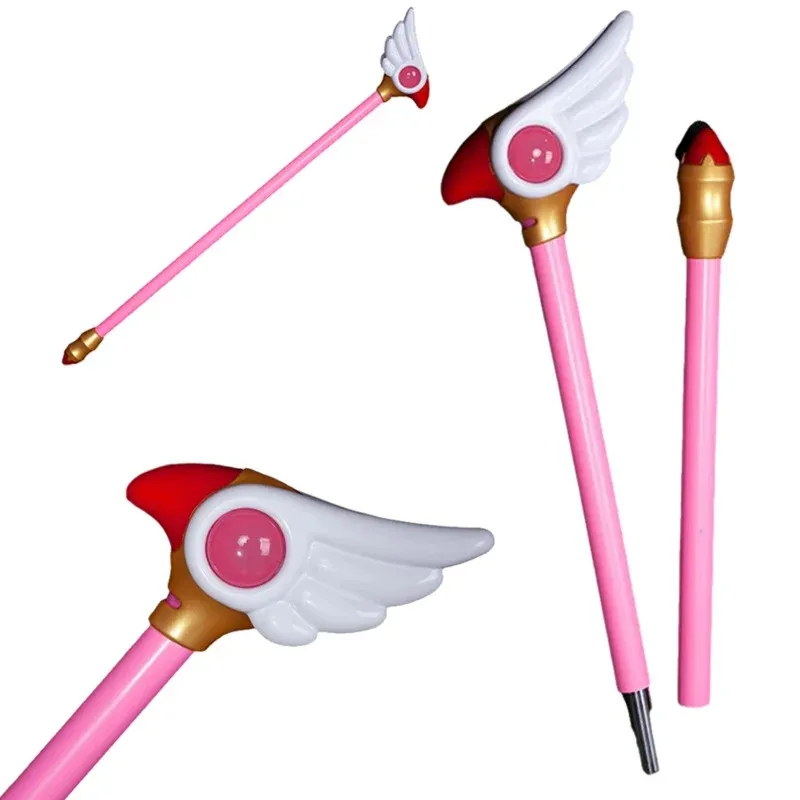 كينوموتو ساكورا تأثيري الخيال ربطة القوس فيونكة عصا سحرية الدعاوى أنيمي بطاقة تأثيري الآسر زي الكبار النساء لعب الأدوار فانتازيا وتتسابق