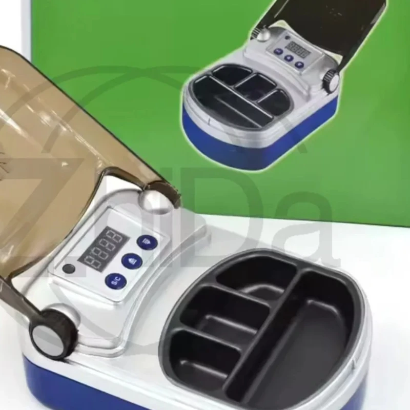 4 Slots Dental Wax Melting Pot, Dental Lab Wax Heating Melter Equipment