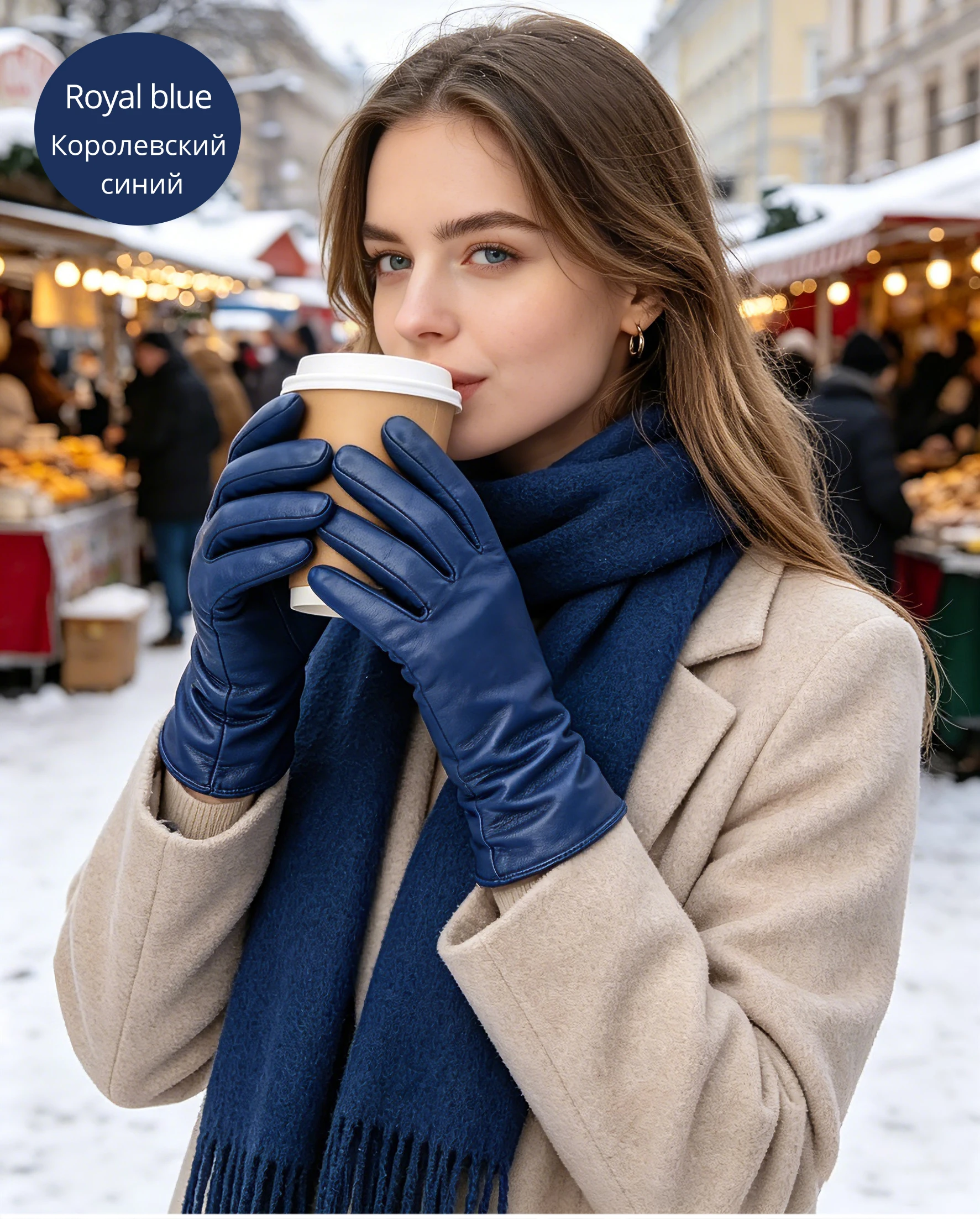 Simple Women's Gloves Winter Warm Plus Velvet Short Thin Touch Screen Gloves Driving Color Women's Leather Gloves High Quality