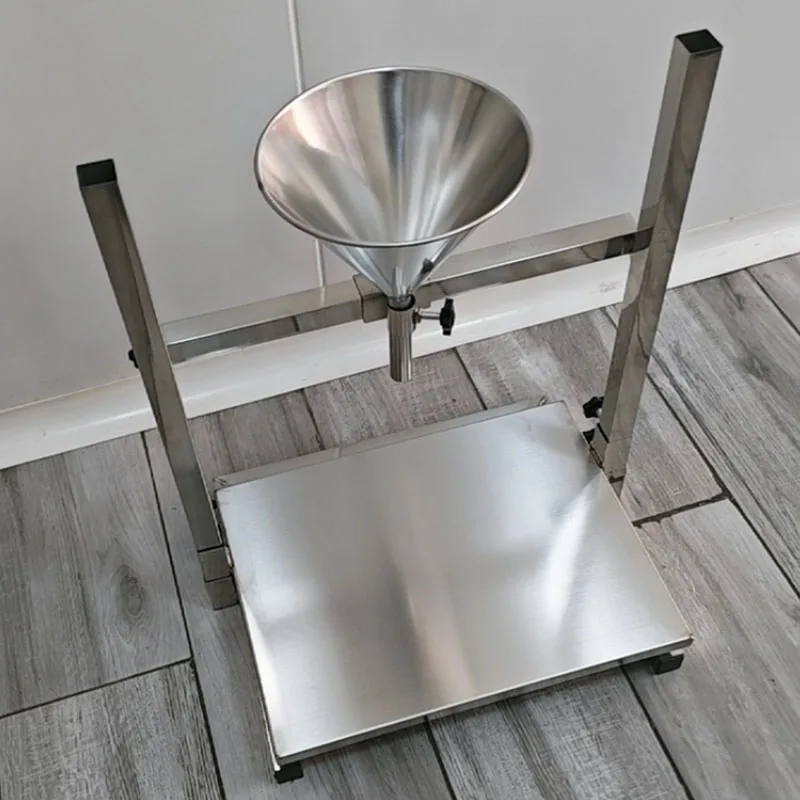 4cm/6cm Inlet 304 Stainless Steel Funnel Anti-leak Oil Filler Hopper Food Liquid Packing Dispenser for Vacuum Bag Packaging