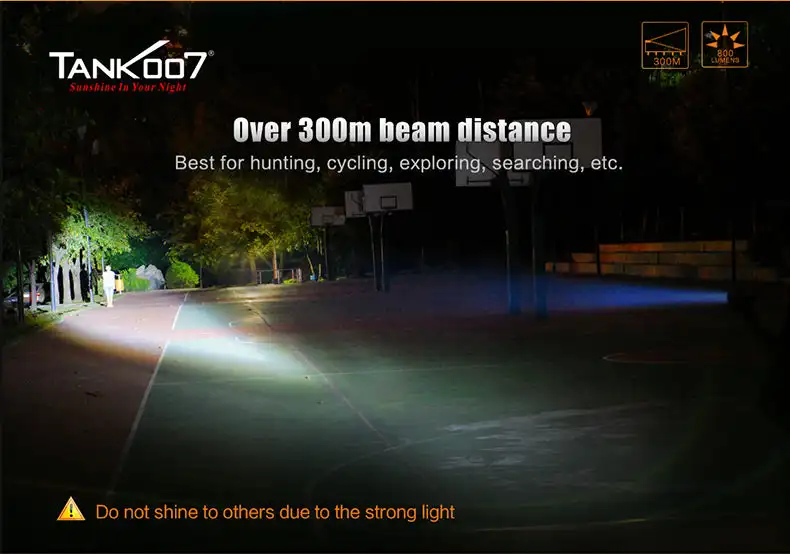 Tank007 Pt12 High Power Tactische Zaklamp