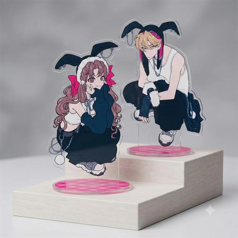 15cm Why She Loves Scum Acrylic Keychain Model Figure Cosplay Plate Holder Topper Birthday Fans Christmas Gift