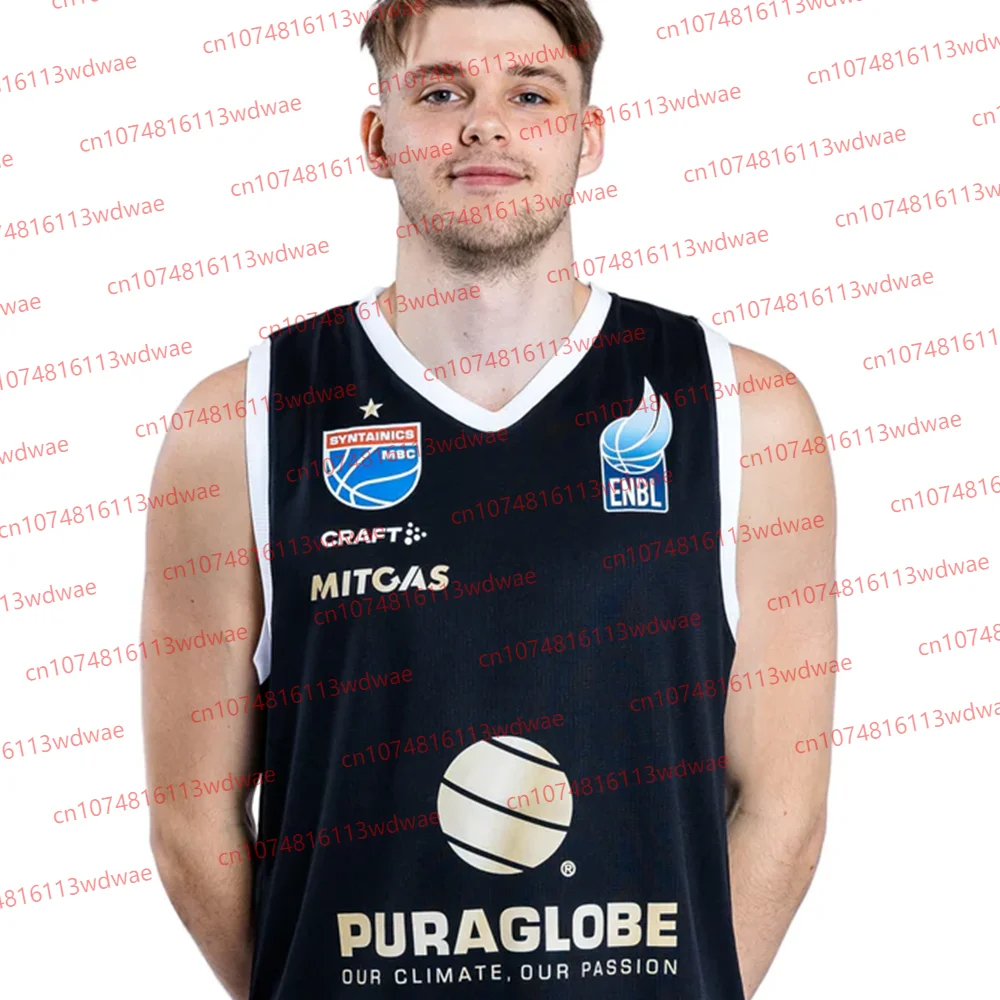 تي شيرت للرجال كرة السلة الألمانية جيرسي التجفيف السريع قصيرة الأكمام SYNTAINICS MBC Weissenfels رجل رياضي 2025 كرة السلة جيرسي