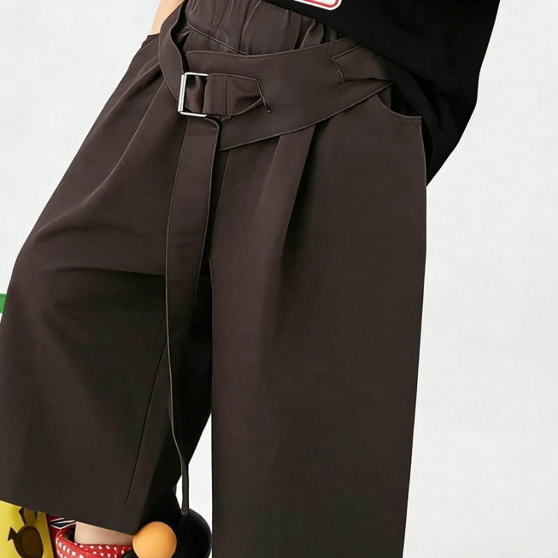 Simple and stylish loose casual suit pants for boys, trendy brand, versatile and hanging straight tube versatile pants