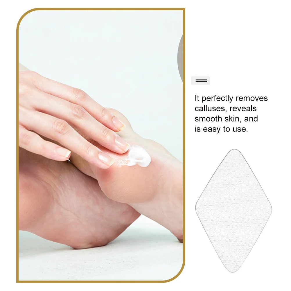 Lime à pied en verre réutilisable, 2 pièces, dissolvant de peau morte, épurateur de callosités pour exfolie efficace de la semelle du pied, outil de soins de pédicure