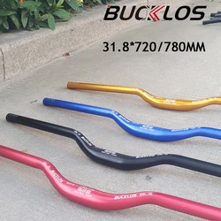 BUCKLOS Bike Handlebar 31.8mm Mtb Handlebar 720mm 780mm Mountain Bicycle Handle Bar Flat Bar Swallow Bar Bicycle Part