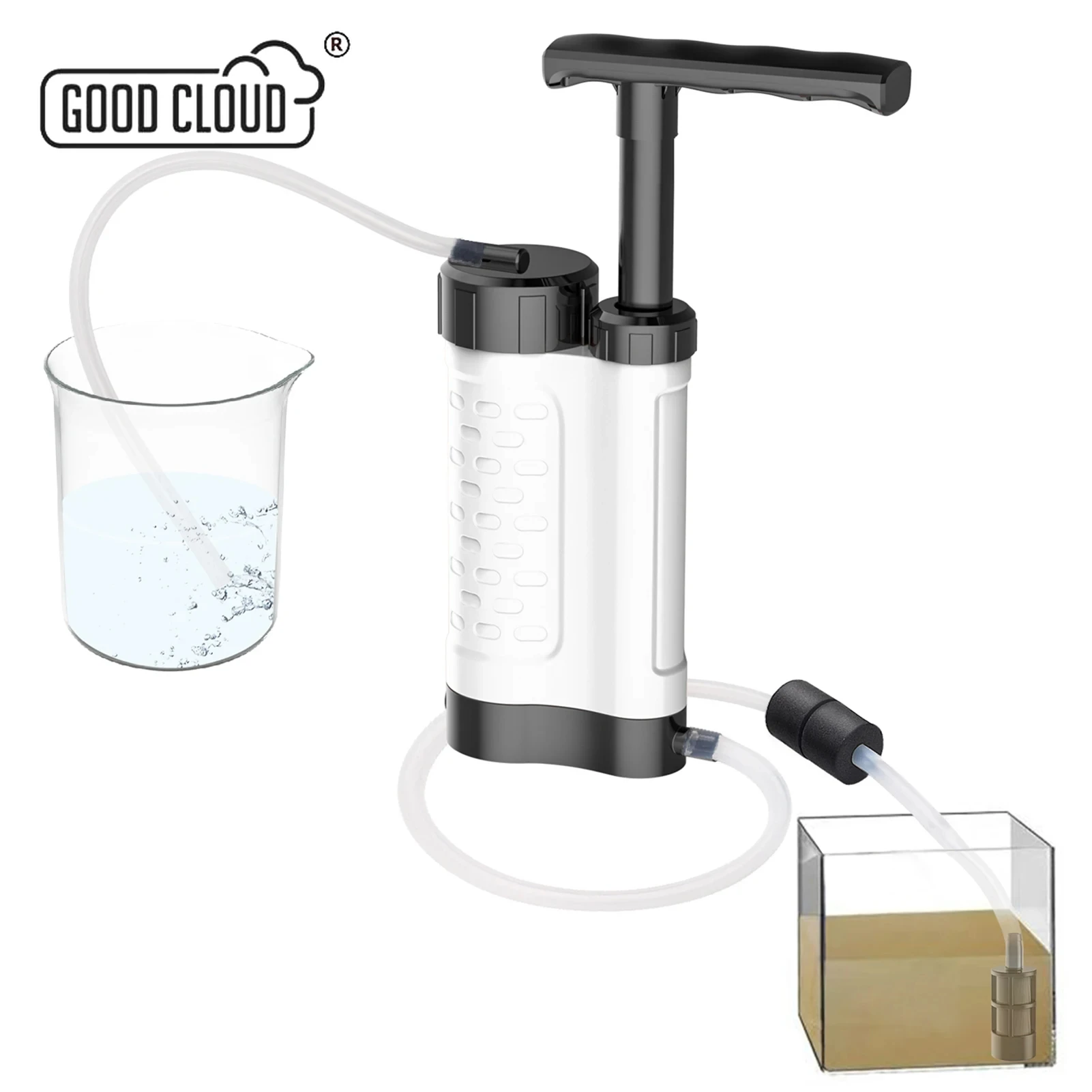 

Pump Water Filtration System Micron Water Filter Portable Filtration System Outdoor Water Filter Survival Tool Camping Supplies