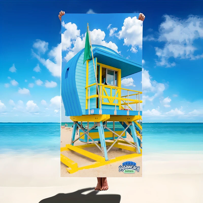 Lightweight Beach Towel Microfiber Quick Dry Sand Free Oversized Compact Travel Swim Pool Camping Gym Yoga Summer Gift 2026