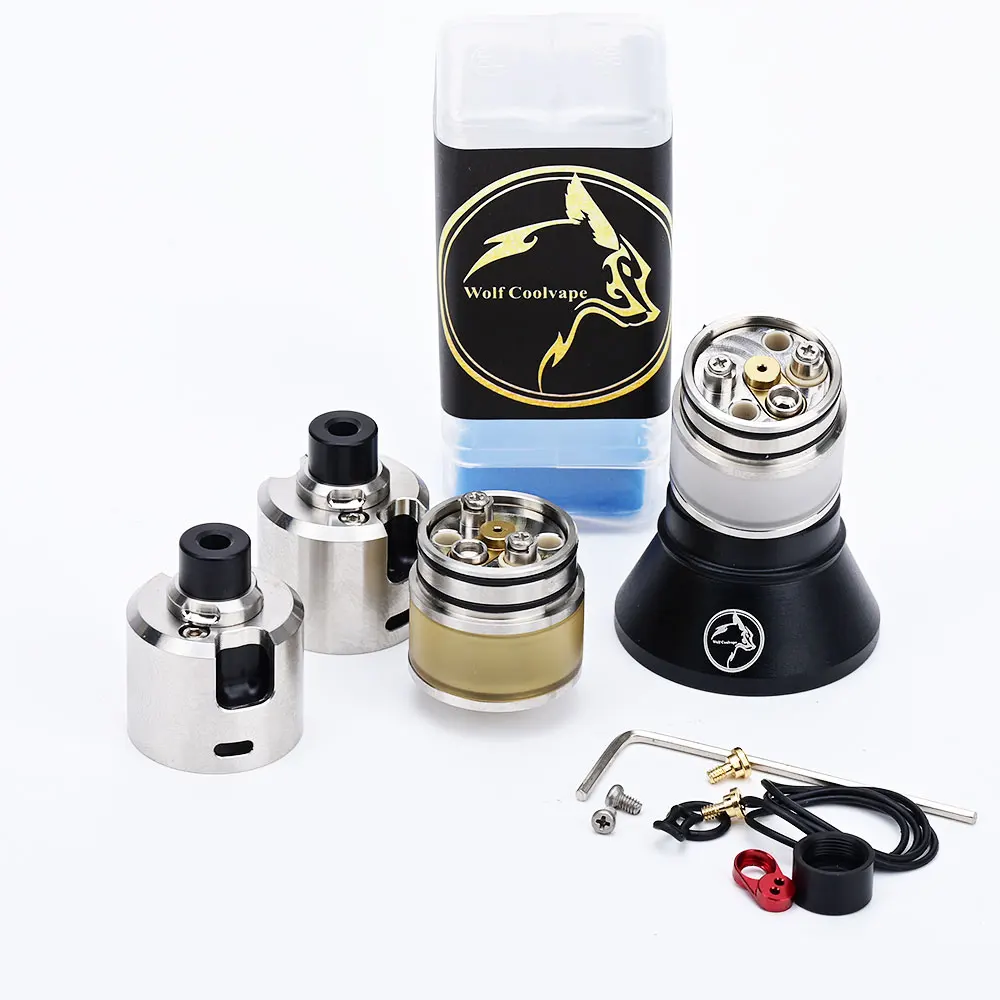 Wolfcoolvape- rdta Wolfcoolvape 316ss 22 mtl dtl rdta atomizer tank for coils & atomizers - gallery image 5
