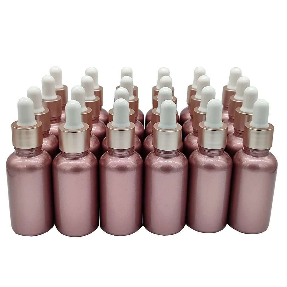 24Pcs/lot 30ml Glass Dropper Bottle With Pipette Empty Perfume Aromatherapy Oil Bottle Container Vials Sample Bottle Travel