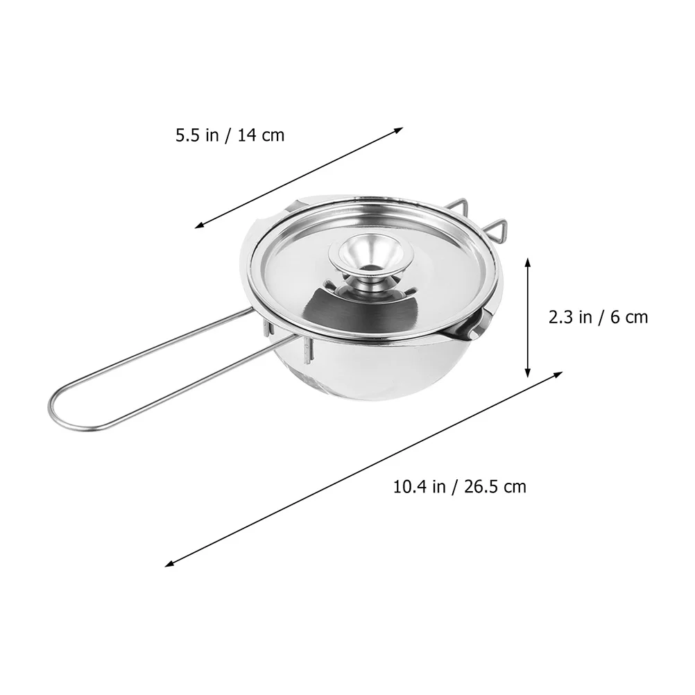 

1pc Stainless Steel Chocolate Melting Pot Rust Resistant Kitchen Supplies Baking Melt Bowl Diy Homemade Treats Butter Heating