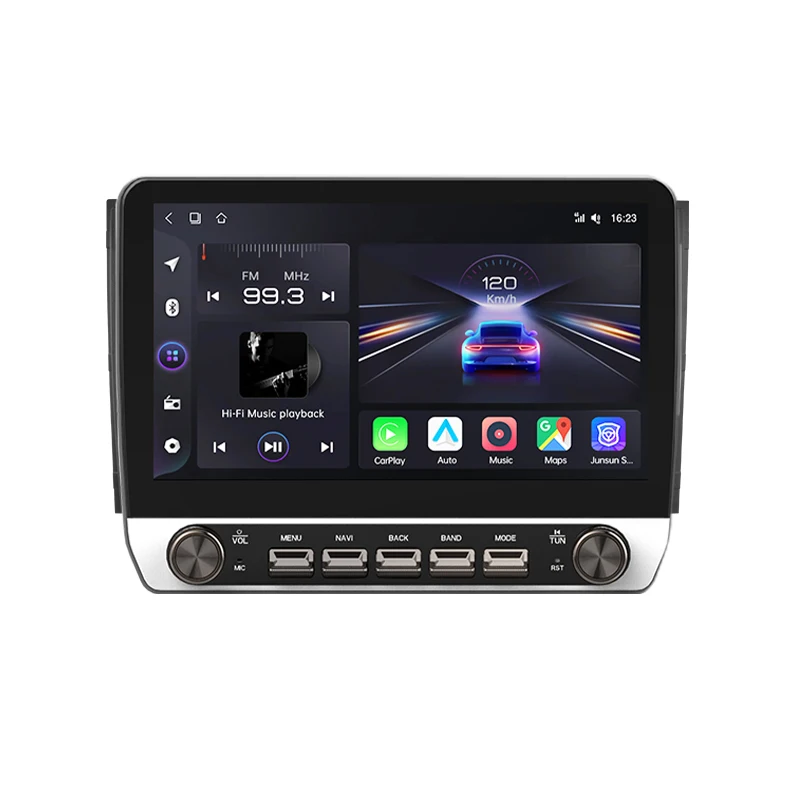 Junsun 10,1-Zoll-Autoradio für Benz Sprinter VW Crafter 2006-2016, kabelloses CarPlay, Android Auto, intelligente Systeme, IPS-Touchscreen mit physischen Tasten, DSP, GPS-Navigation, WLAN, DAB+, RDS,