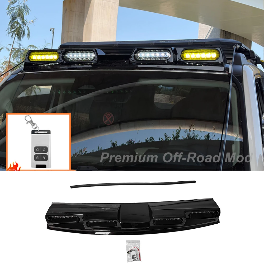 

2024-2026S econd-generation Haval H9 roof spotlights four-eye luggage rack platform, spoiler, dedicated modification accessories
