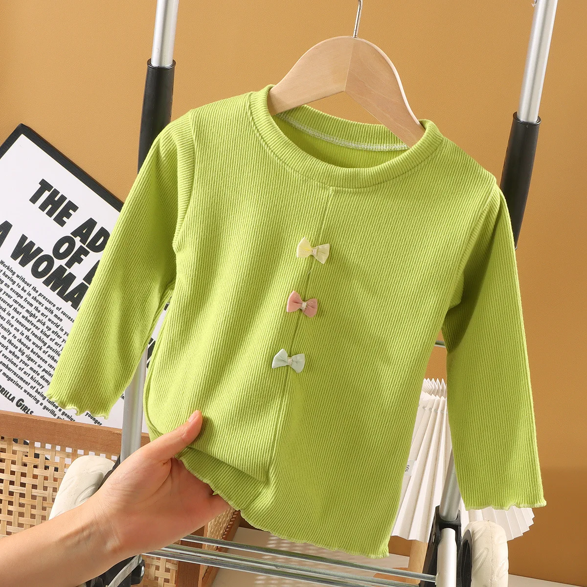 

Kids Long Sleeve T-Shirt Trendy Winter Base Layer Top Cute & Stylish Toddler Blouse for Girls Soft Comfortable Tee