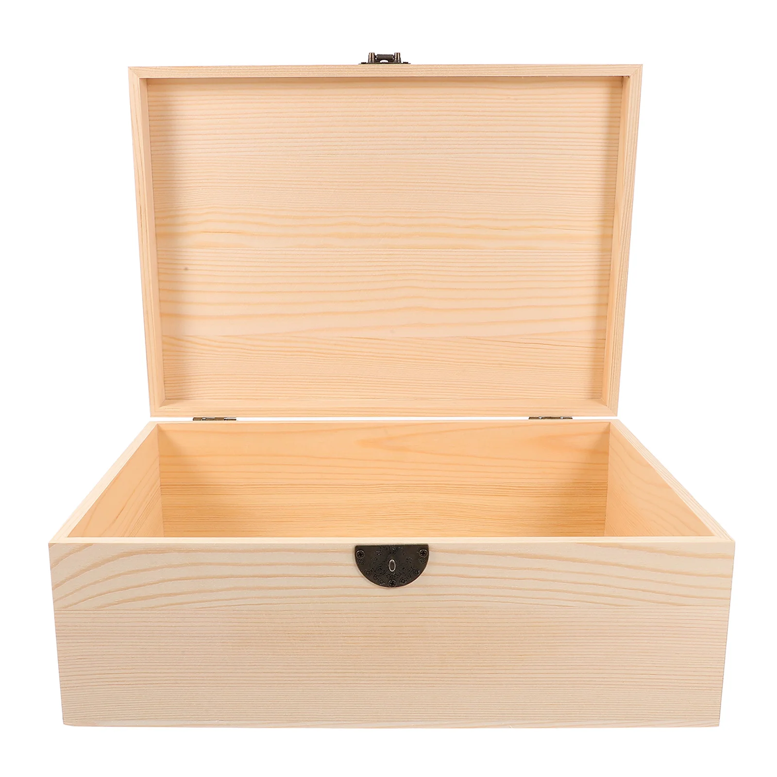 

Wooden Jewelry Organizer Box Rustic Look with Lid Compact Multipurpose Jewelry Storage Case Rings Earrings Necklaces Bracelets