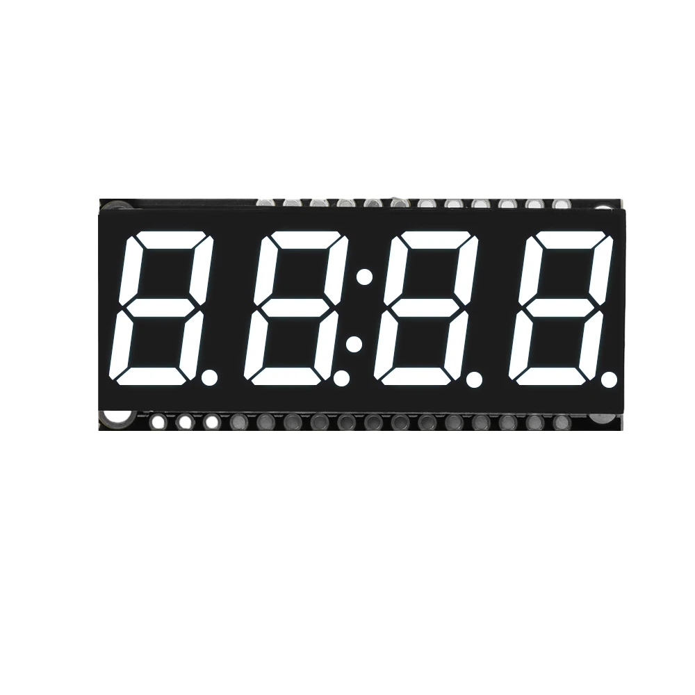 Módulo Display LED para Arduino, Relógio Display Módulos, Time Clock Indicador, 4 dígitos, 7 segmentos, 0.56 ", HT16K33