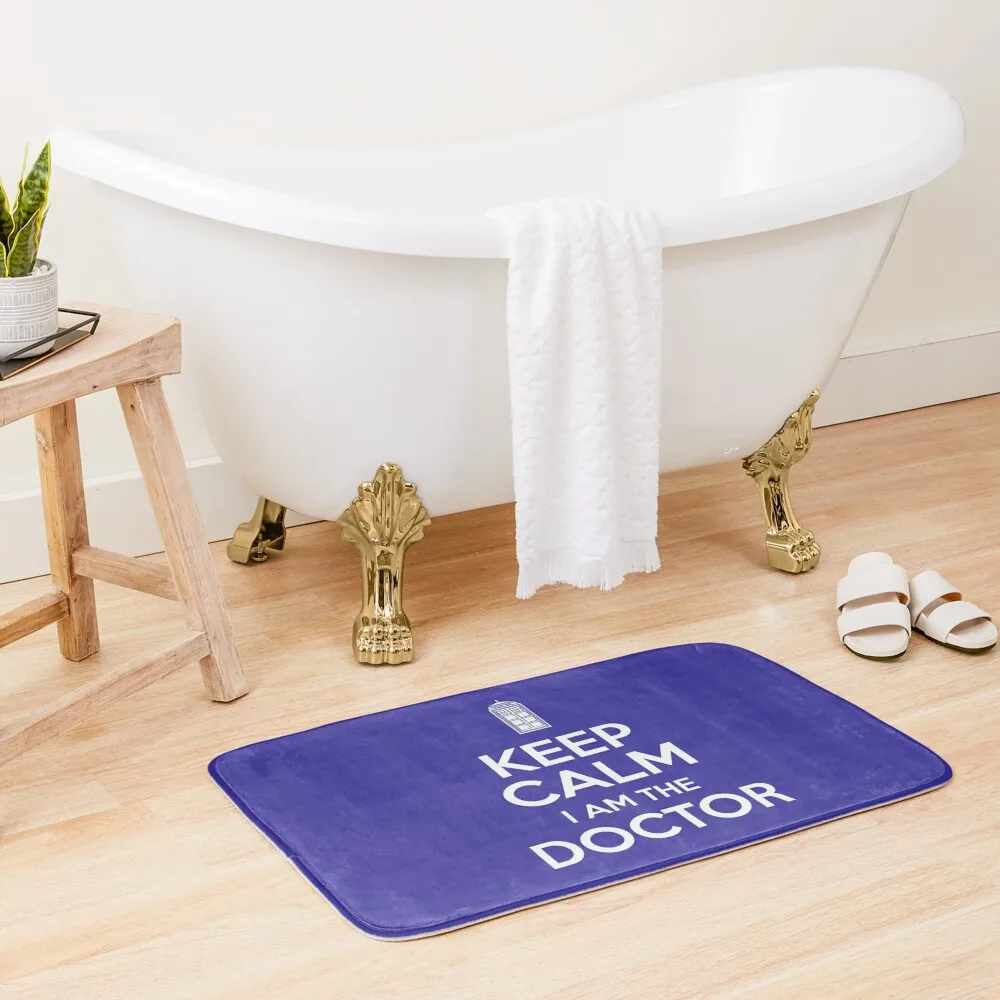 

Keep Calm I Am The Doctor Bath Mat Anti Slip Bath Stickers Floor Toilet Rugs Living Room Mat