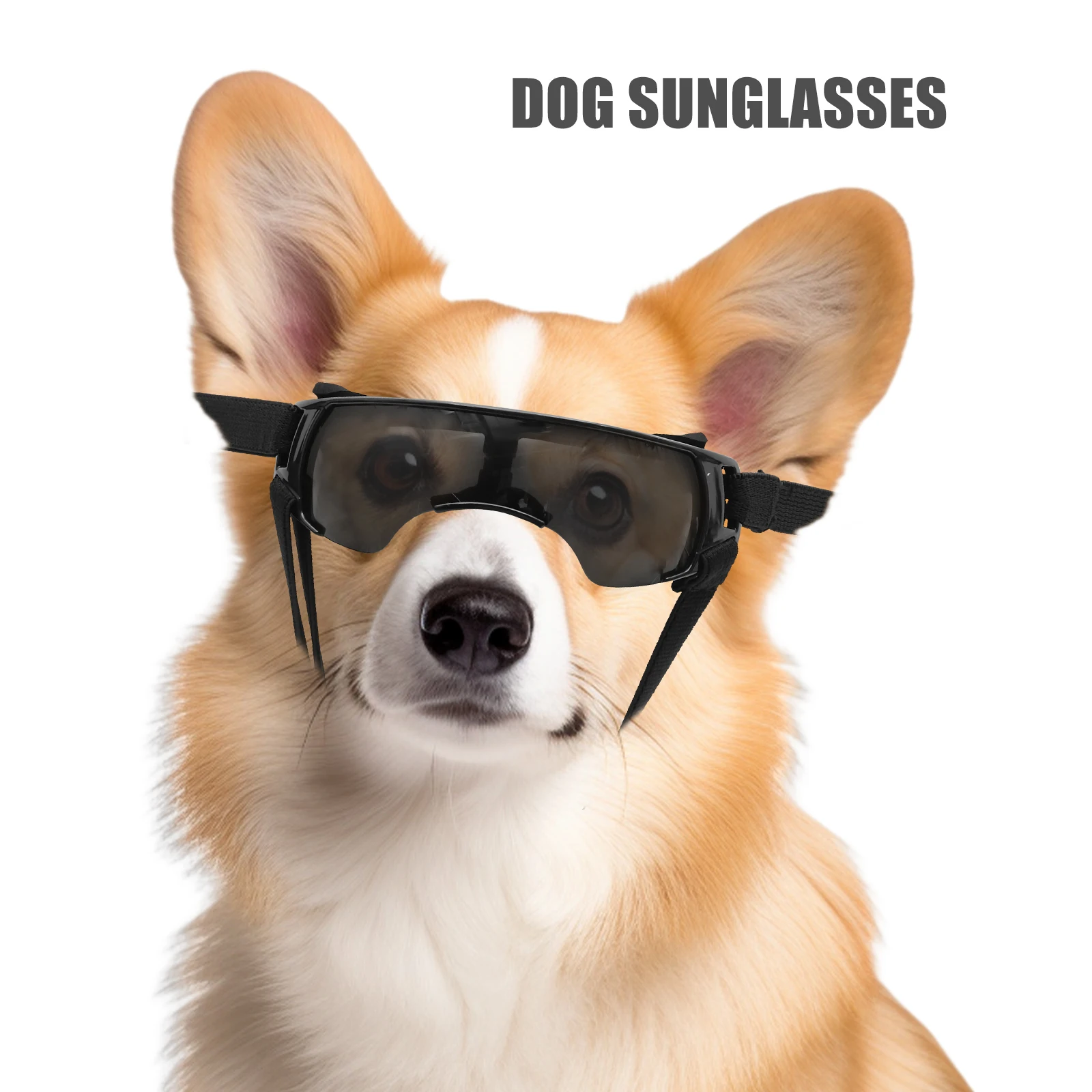 

Dog Sunglasses Uv Protection Windproof Anti- Eye Wear Outdoor Pet Eyewear For Dogs Cool Goggles Summer