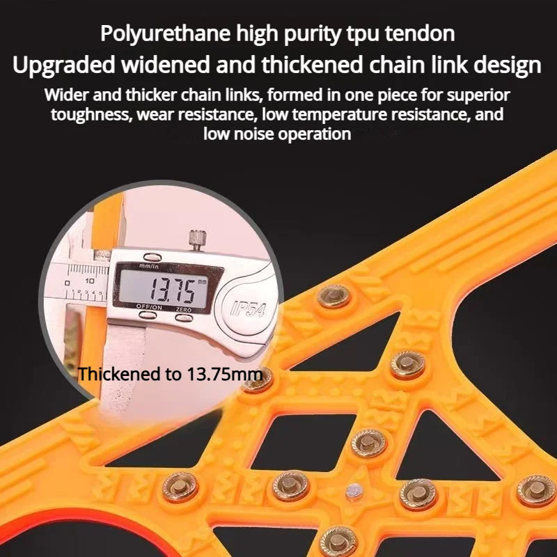 2026 New Model Anti Skid Snow Chains Car Winter Tire Wheels Chains Bad Terrain Wheels Anti-Slip Upgraded With Widened