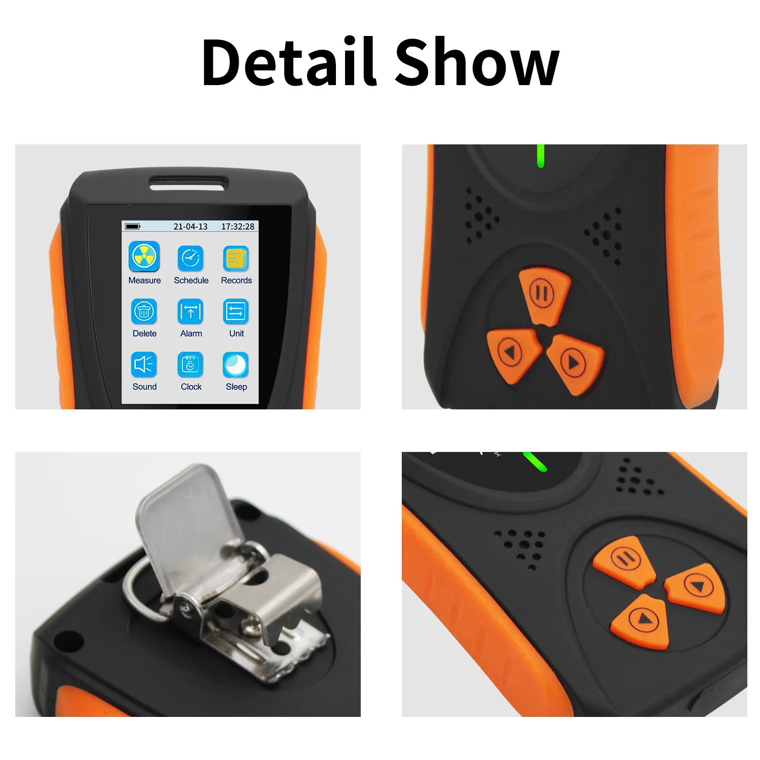 Aikesi Nuclear Radiation Detector,HFS-10,Portable Handled Radiation Monitor With LCD Display