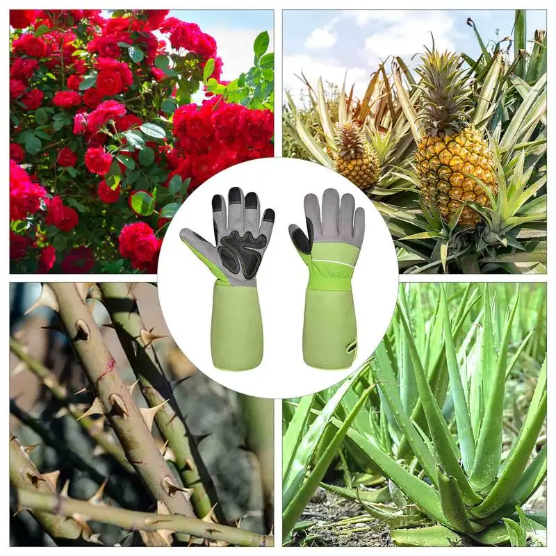 Vườn Cái Gai Chống Găng Tay Unisex Găng Tay Làm Vườn Chuyên Dụng Cho Phòng Hộ Cắt Hoa Quả Chọn Cây Bụi Cắt Hoa Hồng Cắt Tỉa Găng Tay