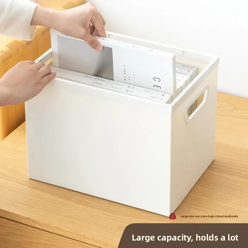 

Japanese Style Storage Box Stationery a Book High School Books Student Organizer Desk Bookshelf Cabinet Whole God Tool