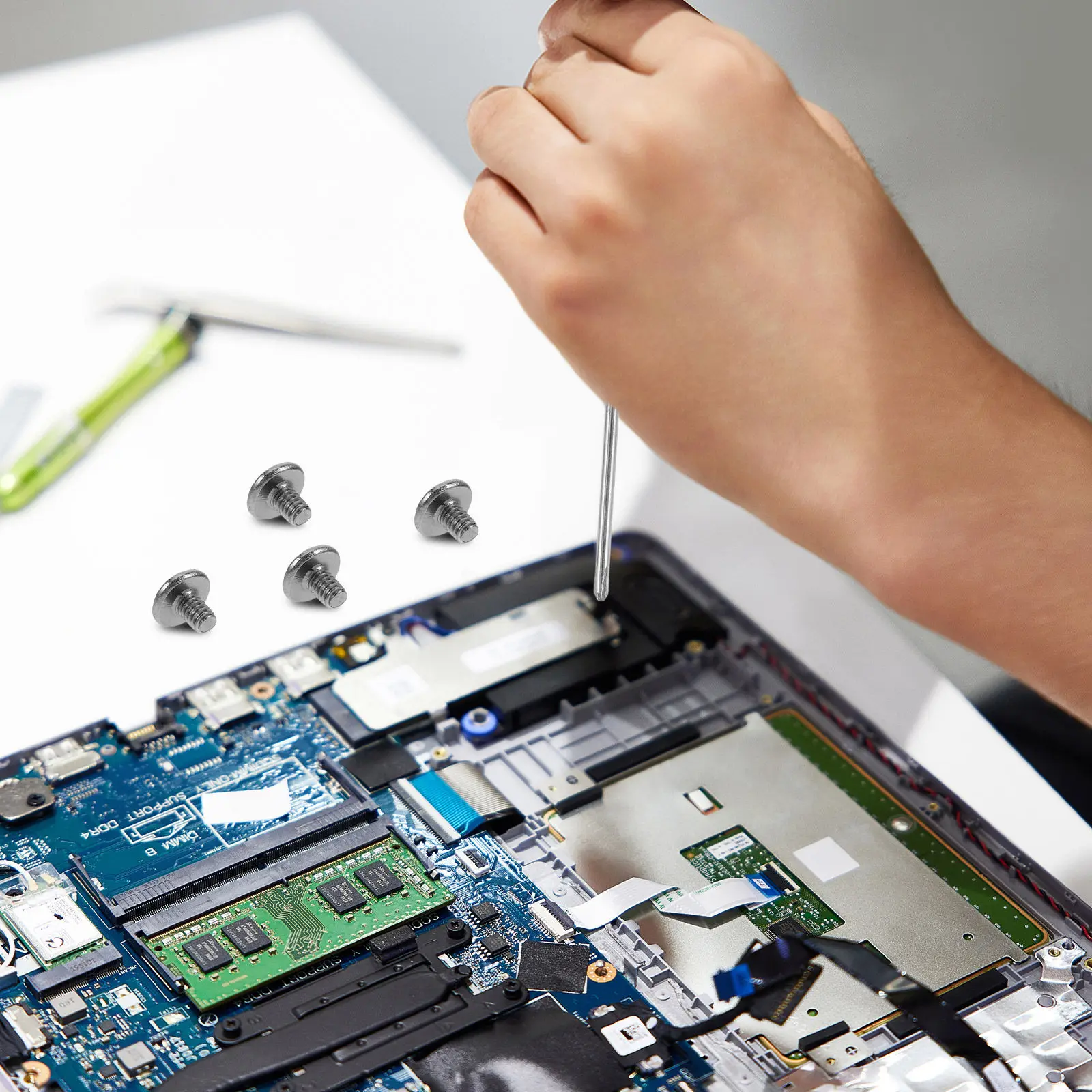 

Набор металлических винтов для SSD M2x3мм, винты для крепления SSD в ноутбуке, набор для ремонта компьютеров, прецизионная отвертка, миниатюрные комплектующие для ноутбуков