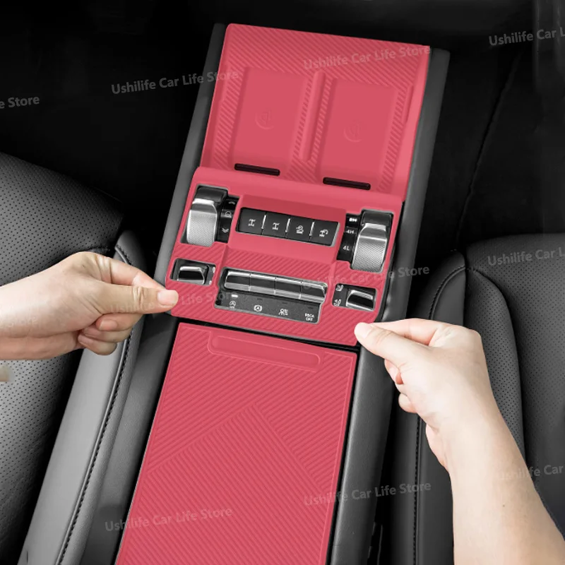 For Tank 300 2025 Car Centre Console Mat Silicone Water Cup Holder Gear Shift Button Panel Sticker Interior Conversion Kit