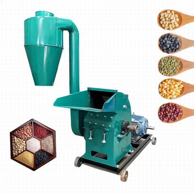2025High Efficiency Agricultural Machinery Equipment Grinder Hammer Mill Crusher Cassava Dry Leaves Crusher for Sale