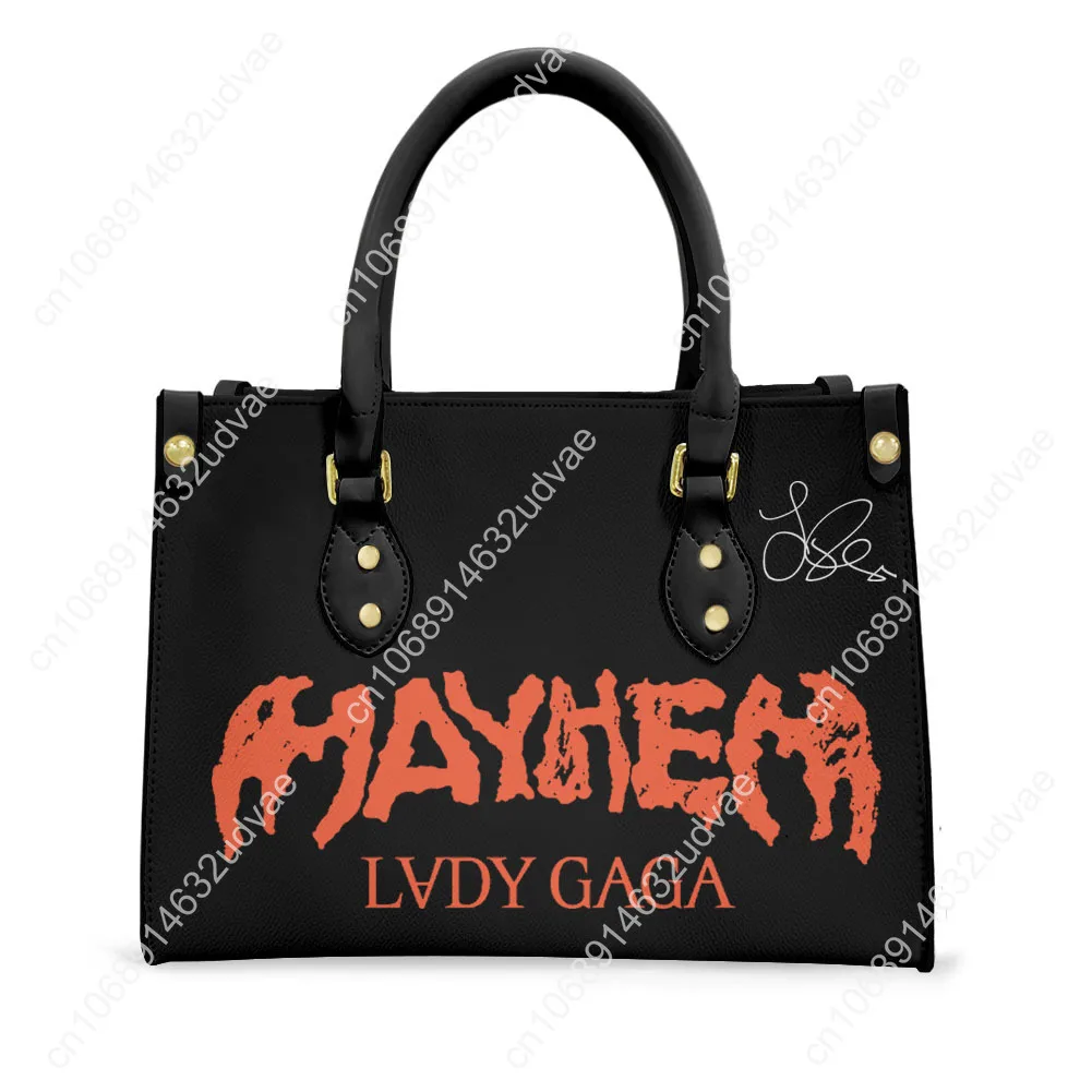 Lady Gaga Purse Mens Womens New Shoulder Crossbody Bag Personalized Handbag Business Commuter High Quality Leather Tote Bag Gift