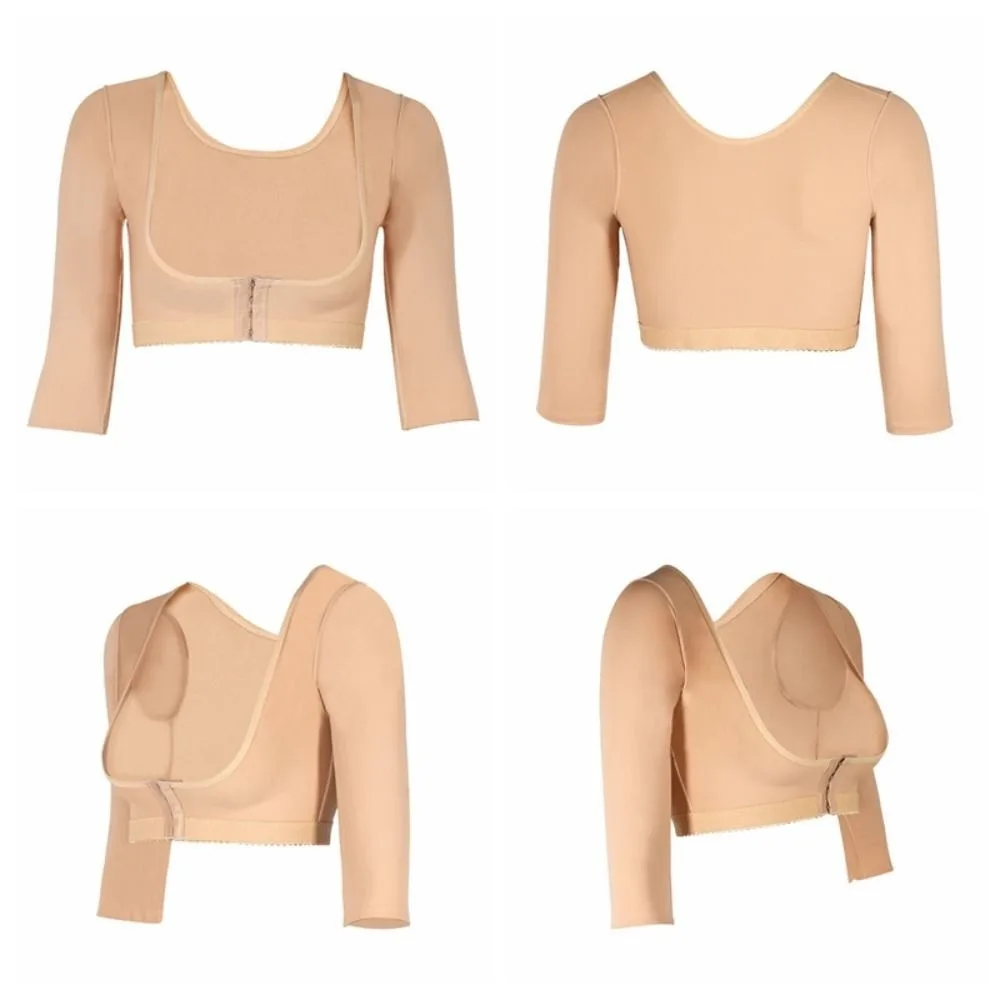 

Chest Brace Push Up Body Shaper Shoulder Pulling Adjustable Slimming Shaperwear Women Shockproof Long Sleeve