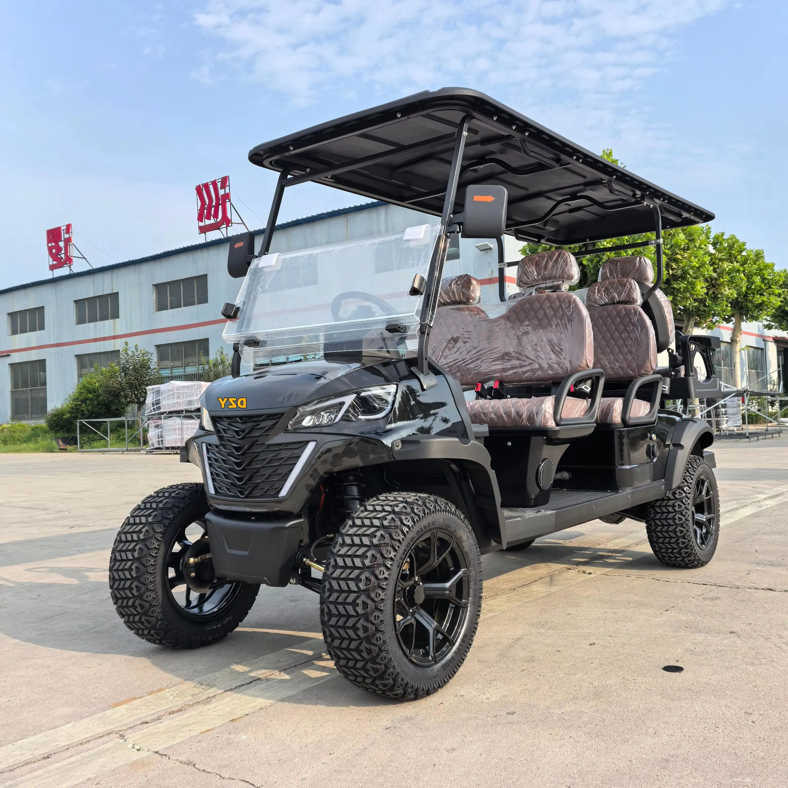 High-quality Customized 2-Seater Off-Road Electric Golf Cart, Competitive Price, High Hunting Production Standards
