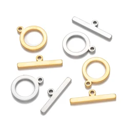 5pcs Stainless Steel OT Connector Toggle Clasp for Handmade DIY Jewelry Making Necklace Bracelet Accessories Crafts Materials