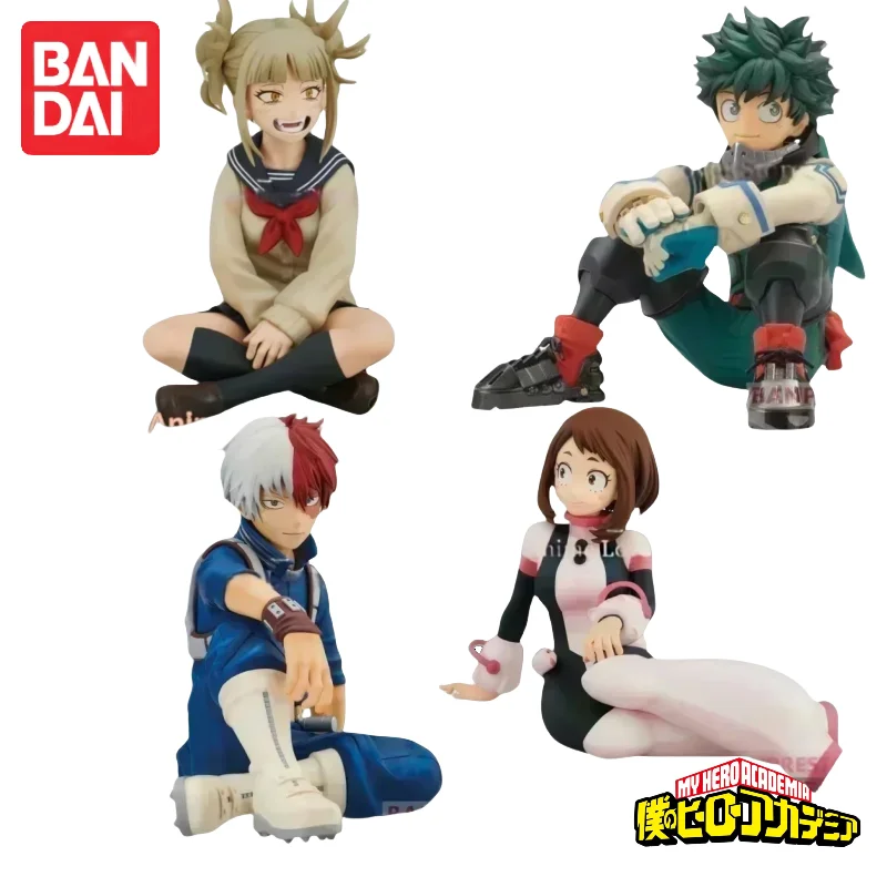 الأصلي بانداي بريك تايم بطلي الأكاديمية Ochaco Uraraka، Izuku Midoriya، Shoto Todoroki، Himiko Toga أنيمي الشكل اللعب هدية