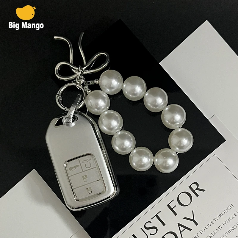 

New Fashion Soft TPU Car Key Case Cover Shell For Honda Civic City Accord CRV CR-V Odyssey XR-V Pilot Fit Odyssey Auto Keychain