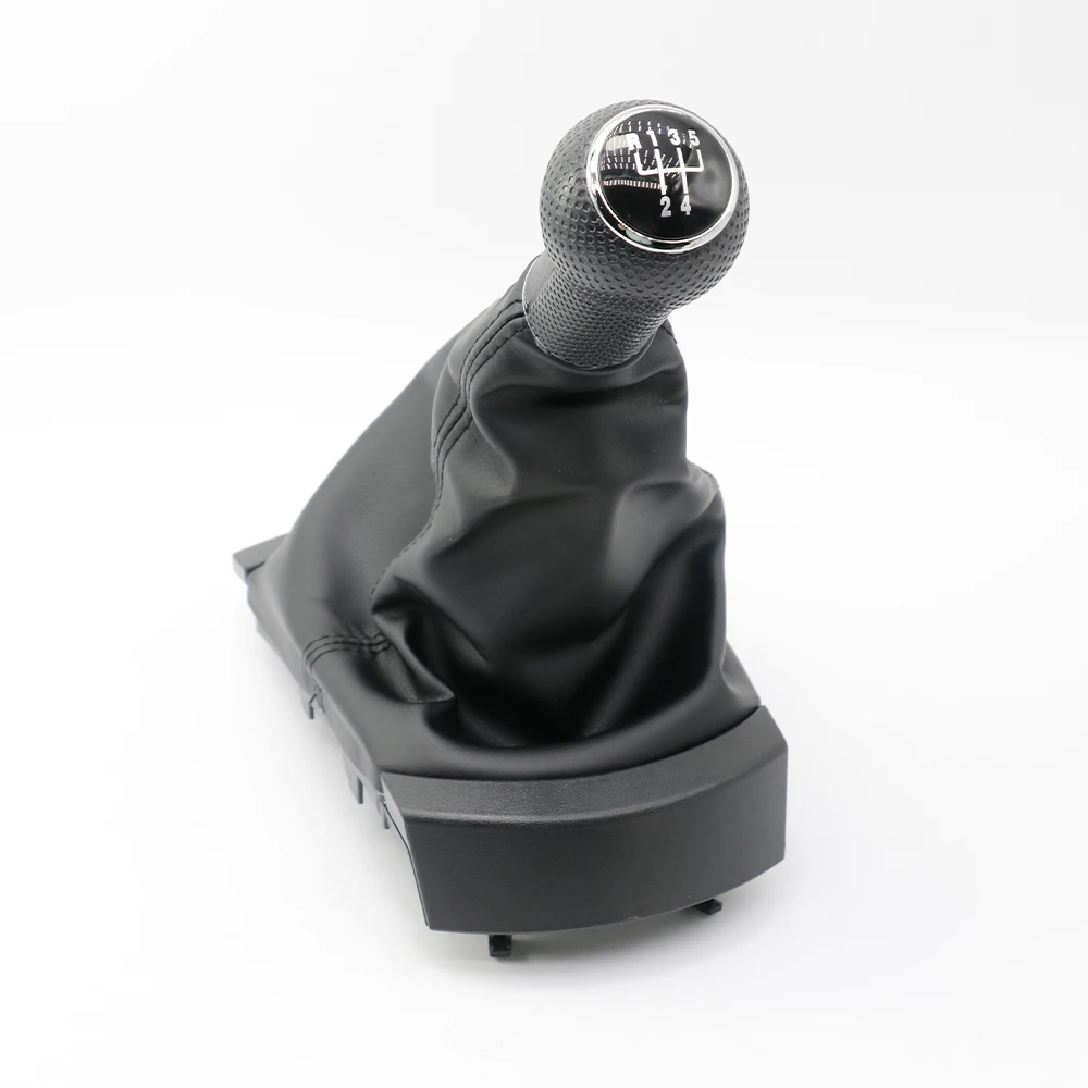 For Seat Ibiza 2002 2003 2004 2005 2006 2007 2008 2009 2010 Car-Styling 5 Speed Gear Stick Shift Knob with PU Leather Boot