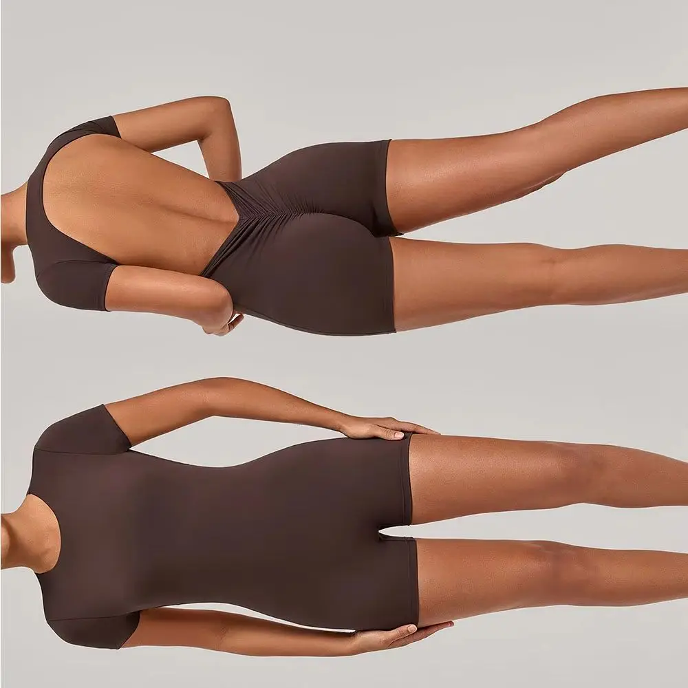 Gym Romper Women's Sports Jumpsuit Yoga Set Fitness Combination Lift Buttocks Bare Back High Elasticity Gym Sexy Sports Jumpsuit