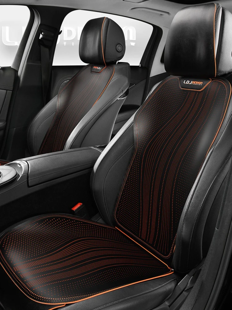 

Breathable PU Leather Car Seat Cover Four Season Universal Seat Protection Pad Car Accessories 5 Seater Car Seat Covers Full Set