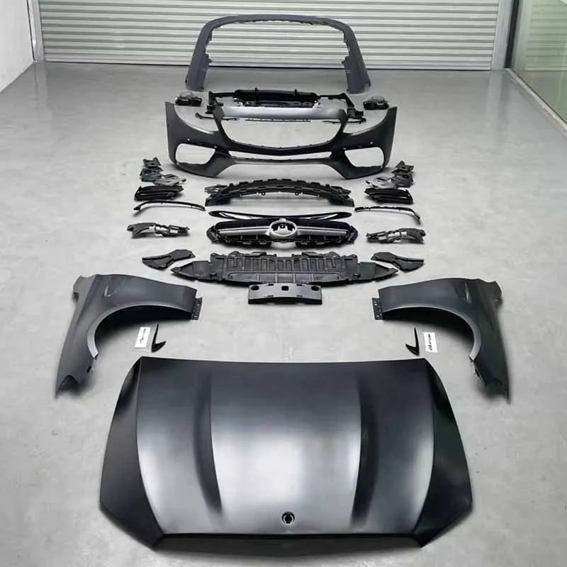 

Upgrade New Version E63S Body Kit Front Bumper Side Skirt Rear Diffuser for E-class W213 2016-2019