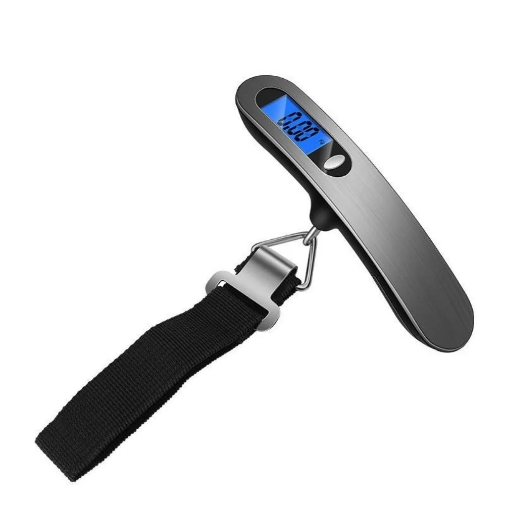 Practical LCD Display Digital Luggage Scale Handheld Hanging Baggage Weight Scale High Precision Weight Balance Tool for Home