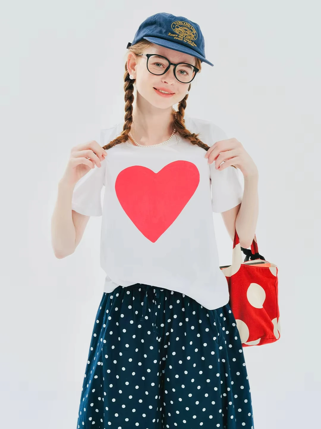 

2025 New Summer Cotton Love Printed T-shirts White Short Sleeve Female Round Neck Oversized Casual Loose Fashion Unisex Tops