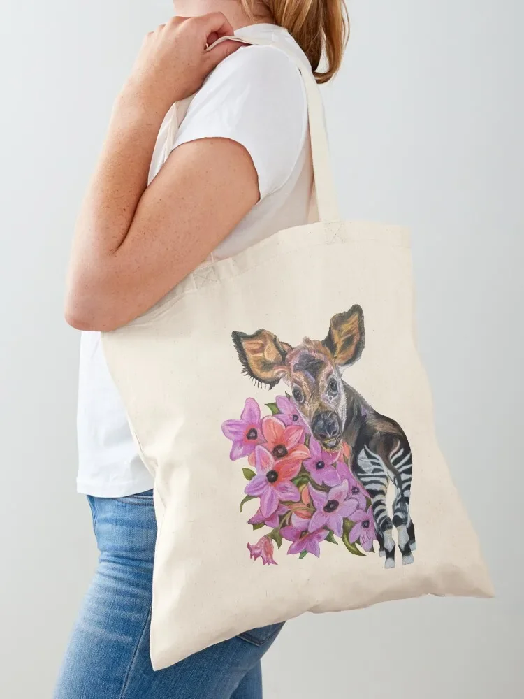 Baby Okapi Tote Bag canvas tote women free delivery bags Canvas