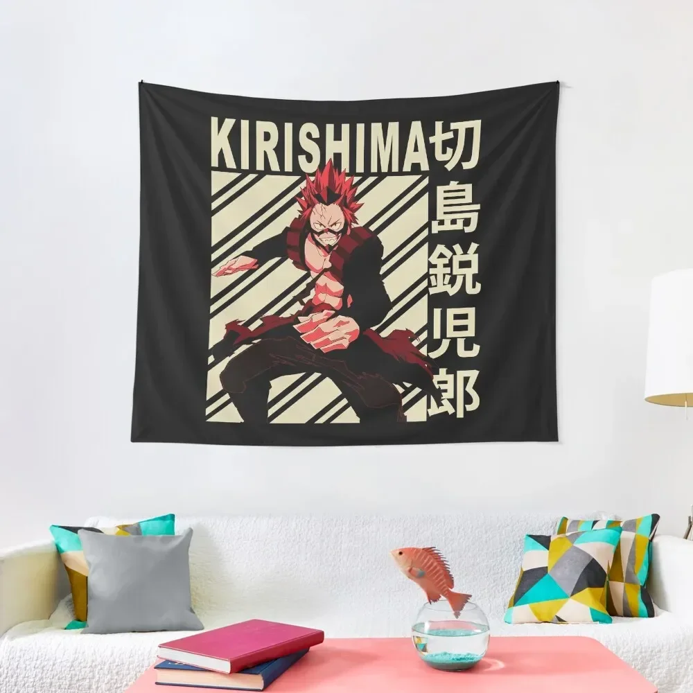 

Kirishima Eijiro - Vintage Art Tapestry Bedroom Decor Aesthetic Anime Decor For Bedroom House Decorations Tapestry