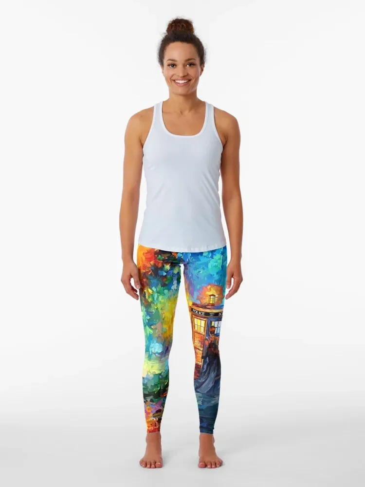 Mysterious Man at beautiful Rainbow Place Leggings jogging pants Women's tights sporty woman gym Legging sport Womens Leggings