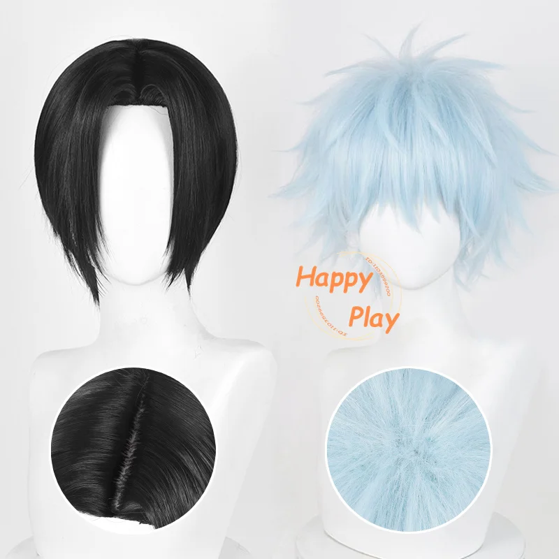 

Anime NANA Oosaki Nana Osaki Okazaki Shinichi Cosplay Wig 28cm Black/30cm Lingt Blue Wigs Heat Resistant Synthetic Hair