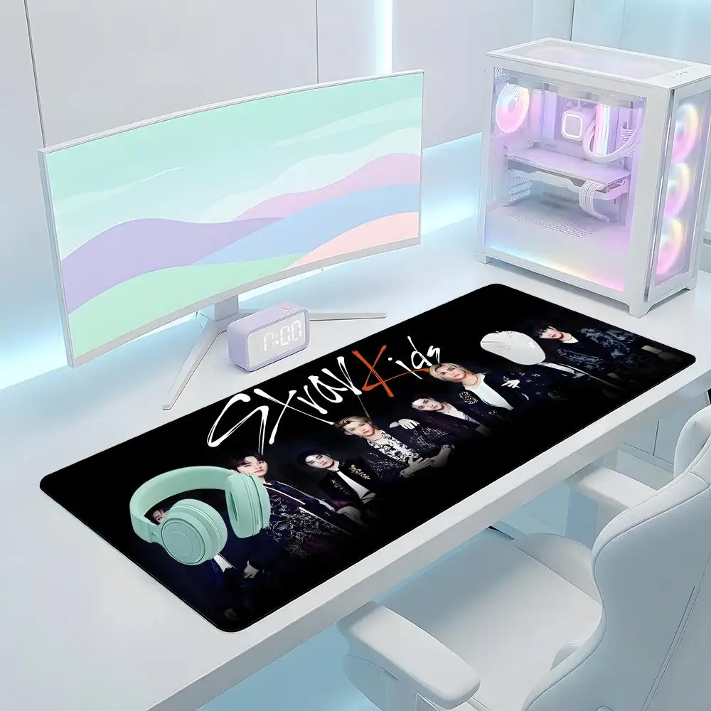 Anime S-stray K-kids Mauspad, großes Gaming-Mauspad mit LockEdge, verdickte Tischunterlage für Computer-Tastatur und Schreibtisch